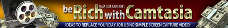 Be Rich With Camtasia �r�[�E���b�`�E�E�B�Y�E�J���^�W�A �̃y�[�W��