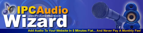 IPC Audio Wizard IPC�E�I�[�f�B�I�E�E�B�U�[�h �̃y�[�W��