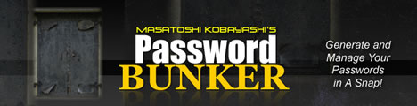 Password Bunker �p�X���[�h�E�o���J�[ �̃y�[�W��