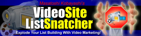 Video Site List Snatcher �r�f�I�E�T�C�g�E���X�g�E�X�i�b�`���[ �̃y�[�W��